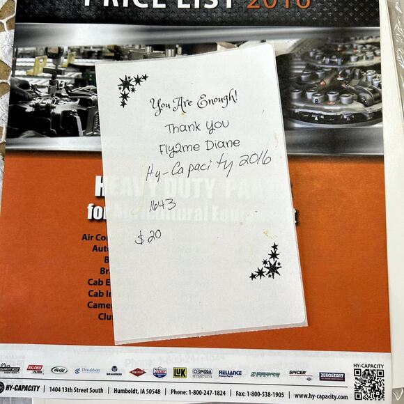 Hy-Capacity 2016 Heavy Duty Parts for Agricultural Equipment Price List new - Picture 2 of 6